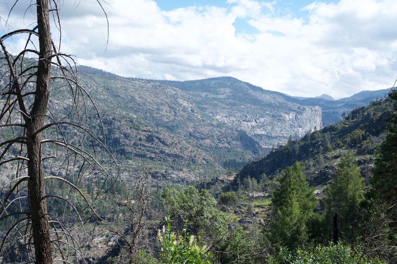 This is the best view toward the dam and the Hetch Hetchy Reservoir.