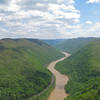 The view from the North Overlook on the Castle Rock Trail.