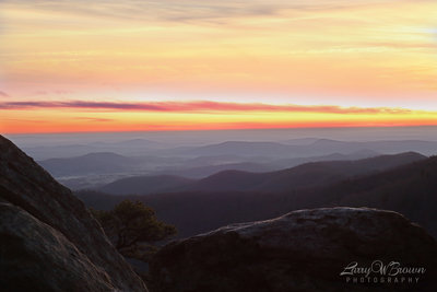 View from Hazel Mountain Overlook.