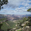 18 miles of this along the Rainbow Rim Trail!