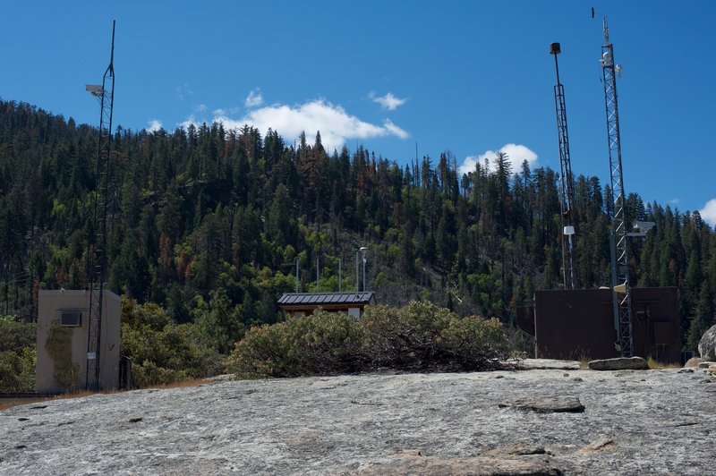 The weather station atop Turtleback Dome. Webcams found here: https://www.nps.gov/yose/learn/photosmultimedia/webcams.htm