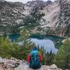 Looking down onto Alpine Lake.