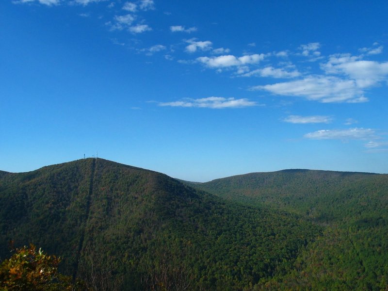 Fork Mountain and Hazeltop from Monkeyhead view on Doubletop. with permission from rootboy