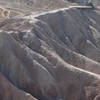 From the Red Cathedral Canyon Trail, view of Zabriskie Point.