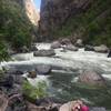 The epic rapids in The Narrows at the bottom of Long Draw.