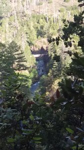 Coming up on Indigo Creek and bridge.