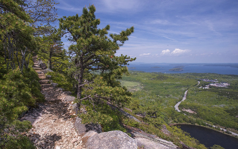 View of the Tarn and Frenchman Bay beyond from the Schiff Path