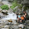 Cascades along South Zapata Creek.