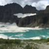 A view of Upper Grinnell Lake and the glacier itself.