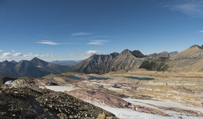 View just below Sperry Glacier.