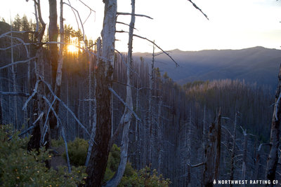 Sunset on Bald Mountain.