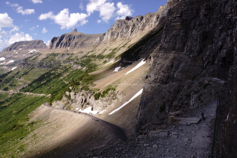 Beginning of the Highline Trail, Glacier National Park.