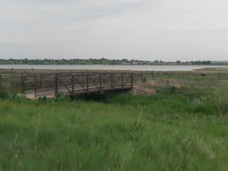 Bridge spanning the Oligarchy (irrigation) Ditch.