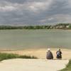 Hanging out at one of the many (non-motorized carry-in) boat launch areas around the lake.