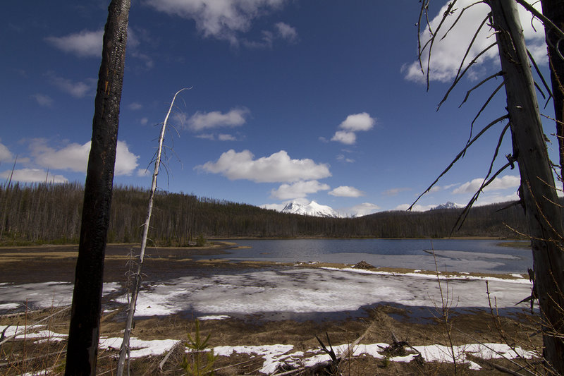 View of upper section of Howe Lake.