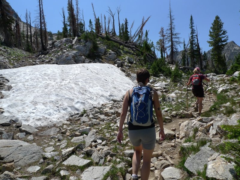 Snow on the Iron Creek Trail!