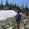 Snow on the Iron Creek Trail!