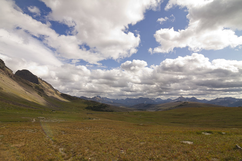 View looking south towards Fifty Mountain campground.