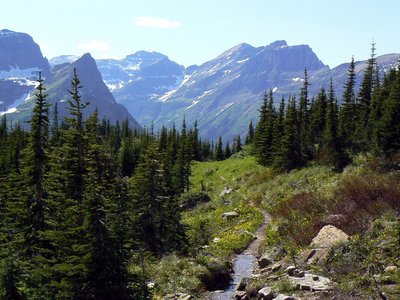 Descending to Waterton Valley. Kootenai Peaks in background. with permission from intian Adam Bilinski