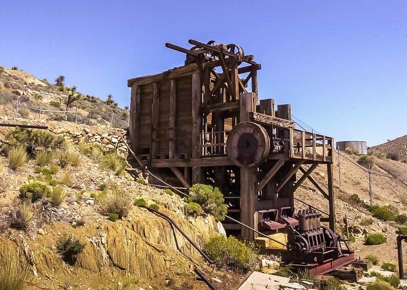 The fading ruins of Lost Horse Mine.