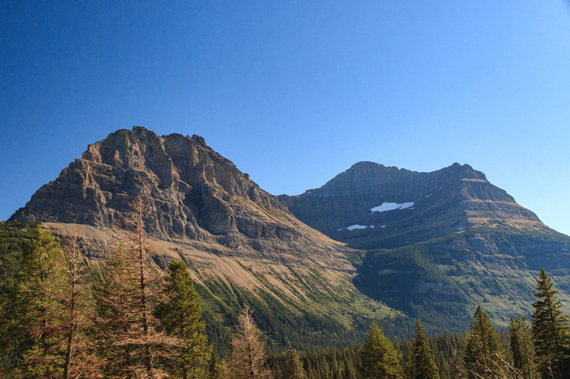 View from Logan Pass.