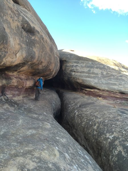 One of the jumps along Squaw Canyon Trail!