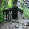 A lil hut along the climb to Hanging Lake