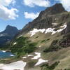 Switchbacking Ptarmigan Wall above Ptarmigan Lake near the tunnel. with permission from phil h