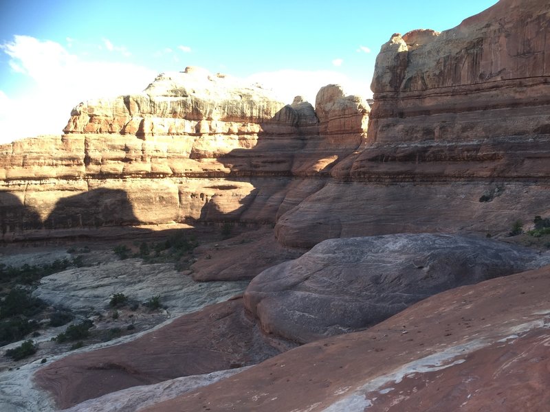 View from the junction of the Squaw Canyon and Big Spring Canyon trails.