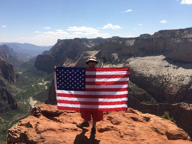 Top of Observation Point.