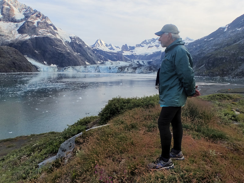 Lookout Point in Johns Hopkins Inlet, Glacier Bay National Park, Alaska.