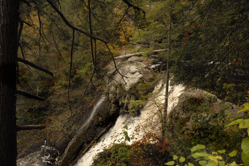 Raymondsville Falls, The Upper Falls. Photo taken and copyrighted by Hank Waxman. Used with permission.