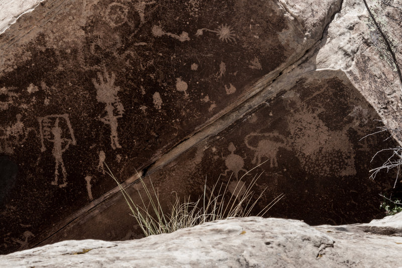 Petroglyphs.