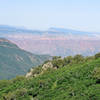 Views of The Palisade on the far side of Unaweep Canyon