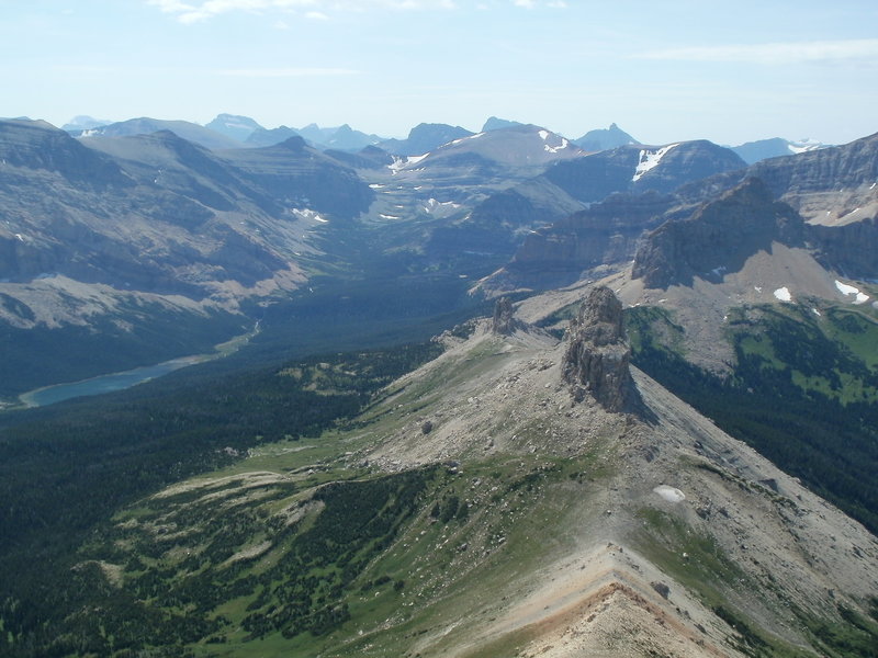 View from the top of Chief Mountain. with permission from Babbylonian