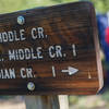 Sign at the trailhead.