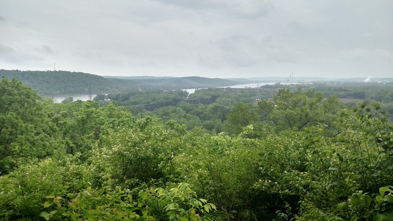 Best view of the Ohio River from Shawnee Lookout!