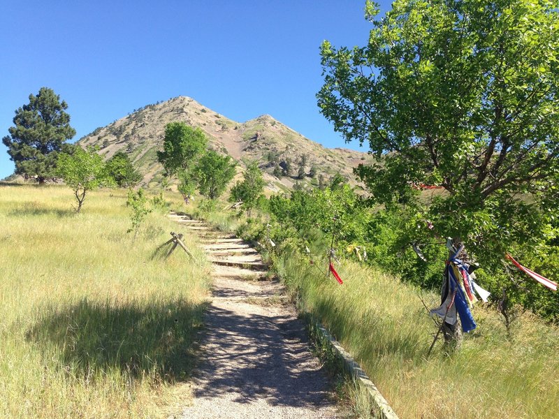 Starting up the Bear Butte Trail.