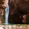 40 foot waterfall at the end of the trail.