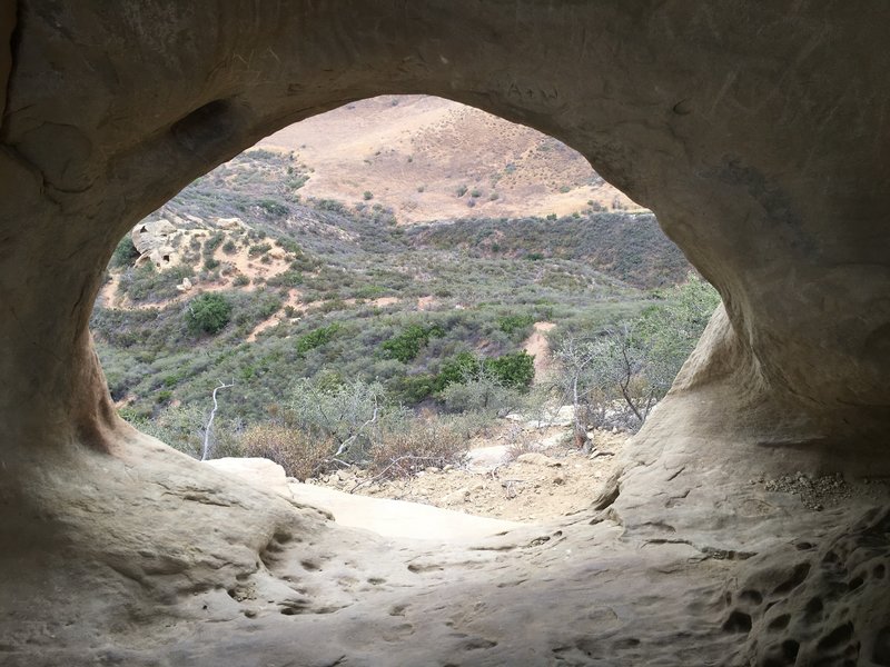 Top of the trail, after winding through some boulders.