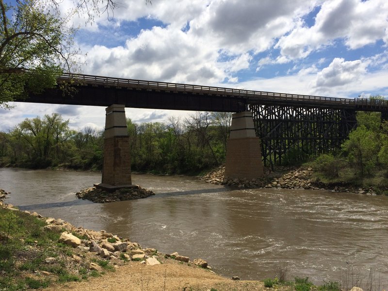 Red Jacket Trail Bridge.