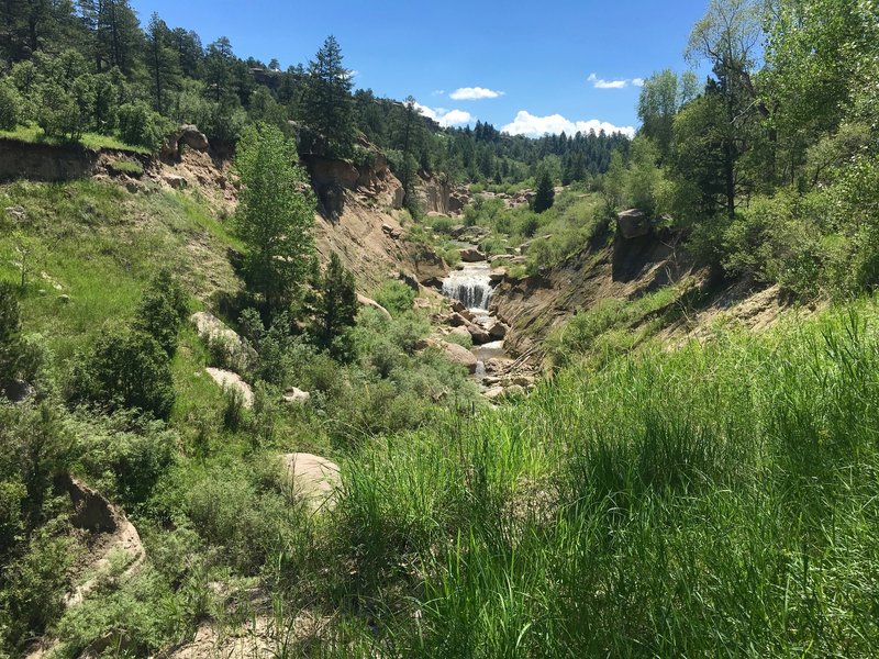 Castlewood Canyon waterfall.