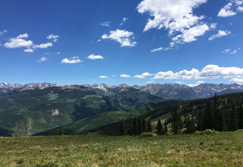 Panoramic view near the top of the Great Escape.