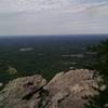 The view from the overlook .1 miles before Cook's Wall.