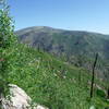 Caballo Mountain looking north from Gauge Ridge Trail.