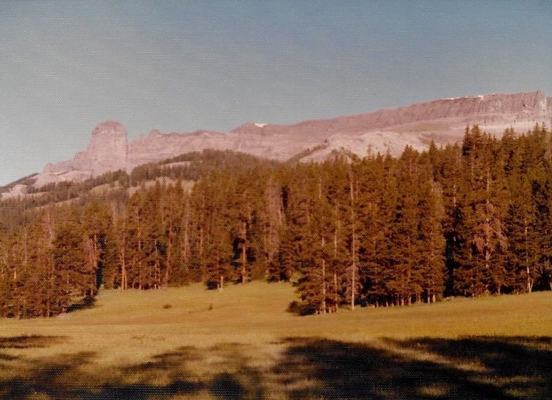 Turret Mountain from Howell Creek.