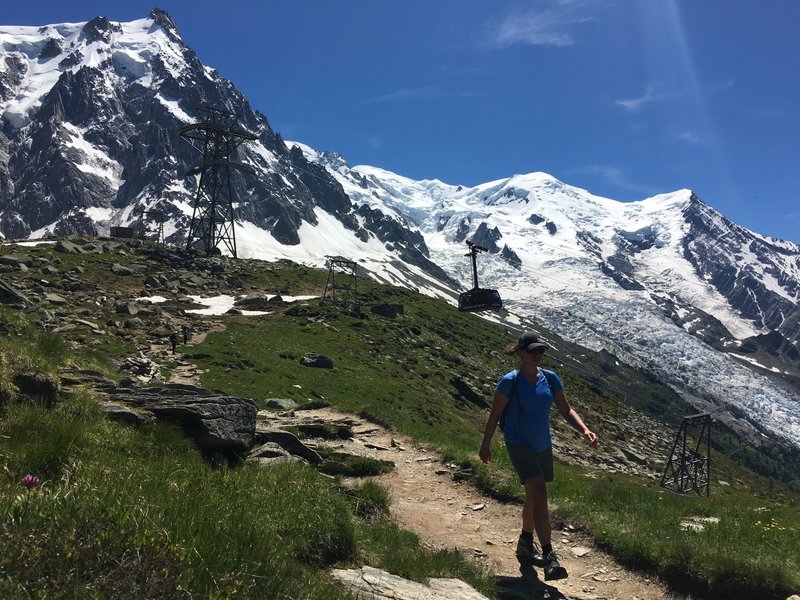 Heading out of the Buvette du Plan de l'Auguille.