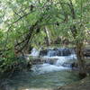 Smaller falls on the way to the larger falls.