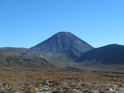 View of "Mt Doom" (Ngauruhoe) along Waihohonu / Tama Saddle Track