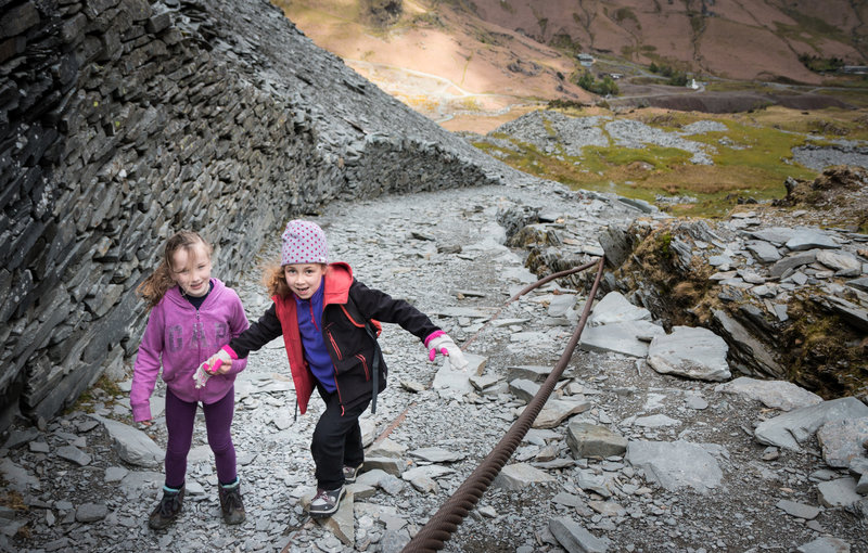 Climbing up from the Old Mine